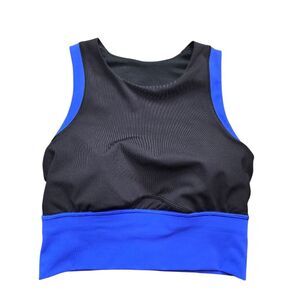 Lululemon Kick Serve Sweat Bra - Black/Blue/Wine - Size 6